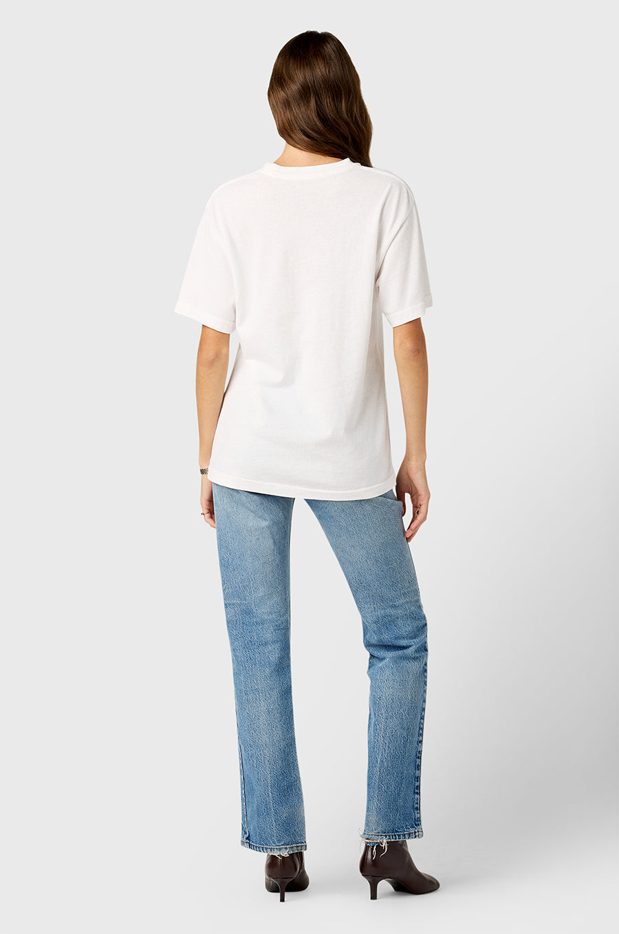 SLOUCHY TEE IN WHITE