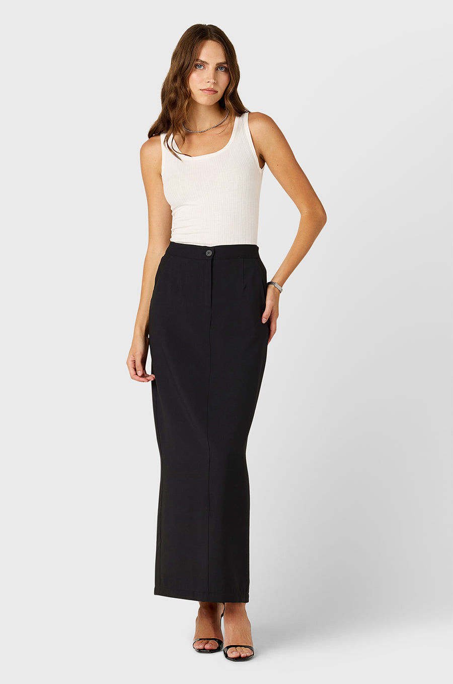 THE TROUSER SKIRT IN BLACK