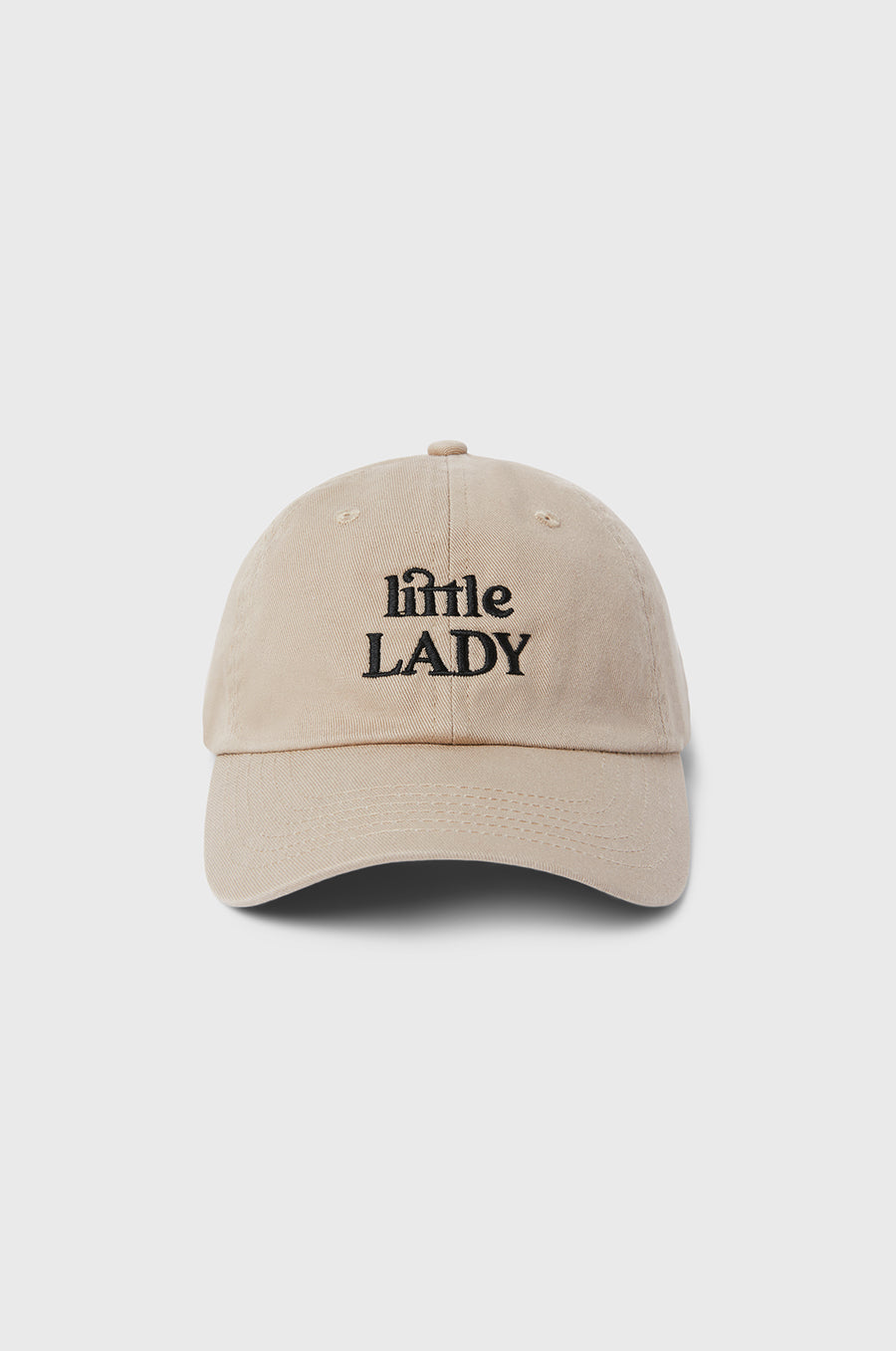 Little Lady Baseball Cap in Khaki/Black little lady & petit sailor