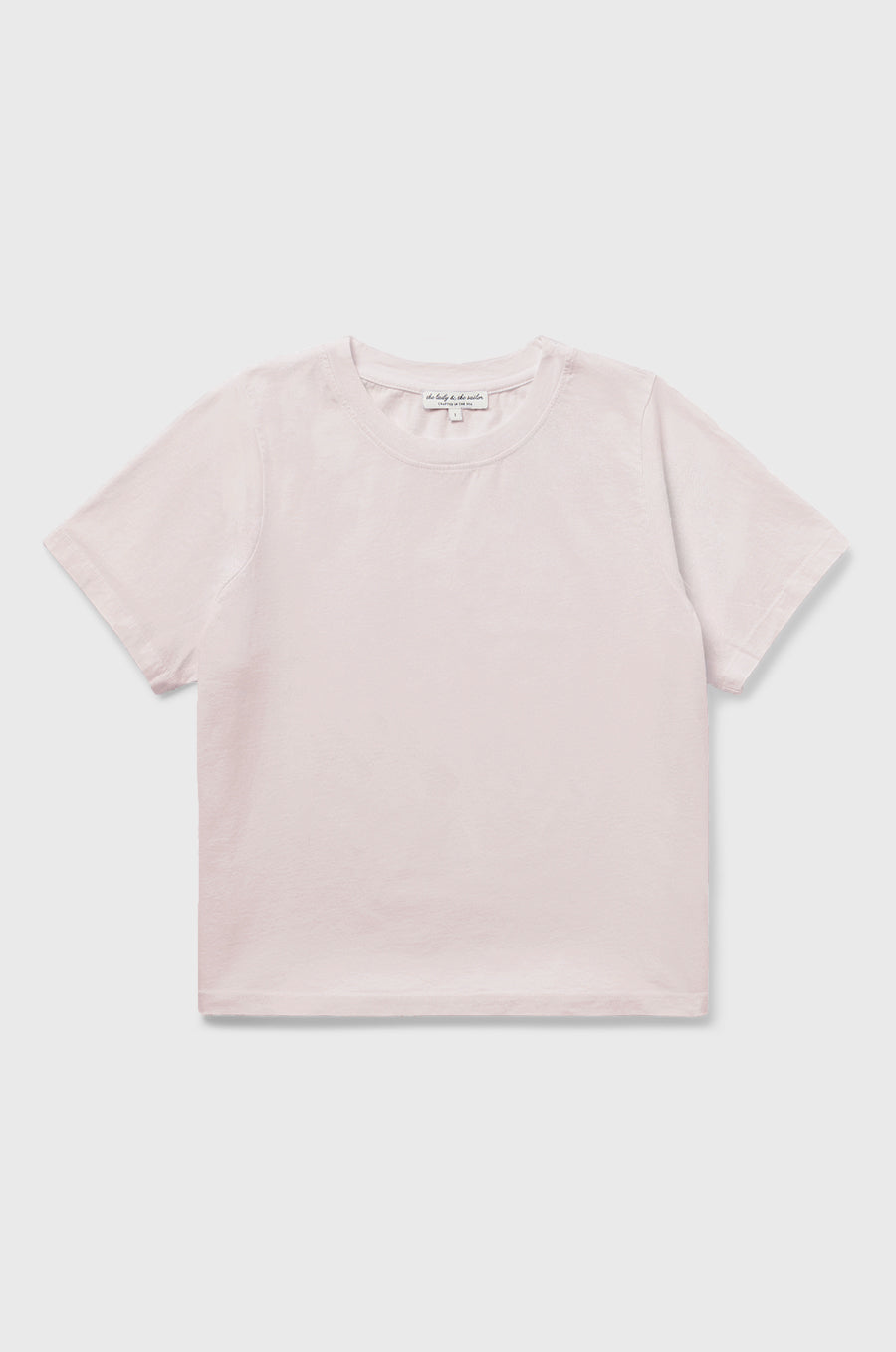 the lady & the sailor SS Classic Tee in Ballet Luxe Cotton.