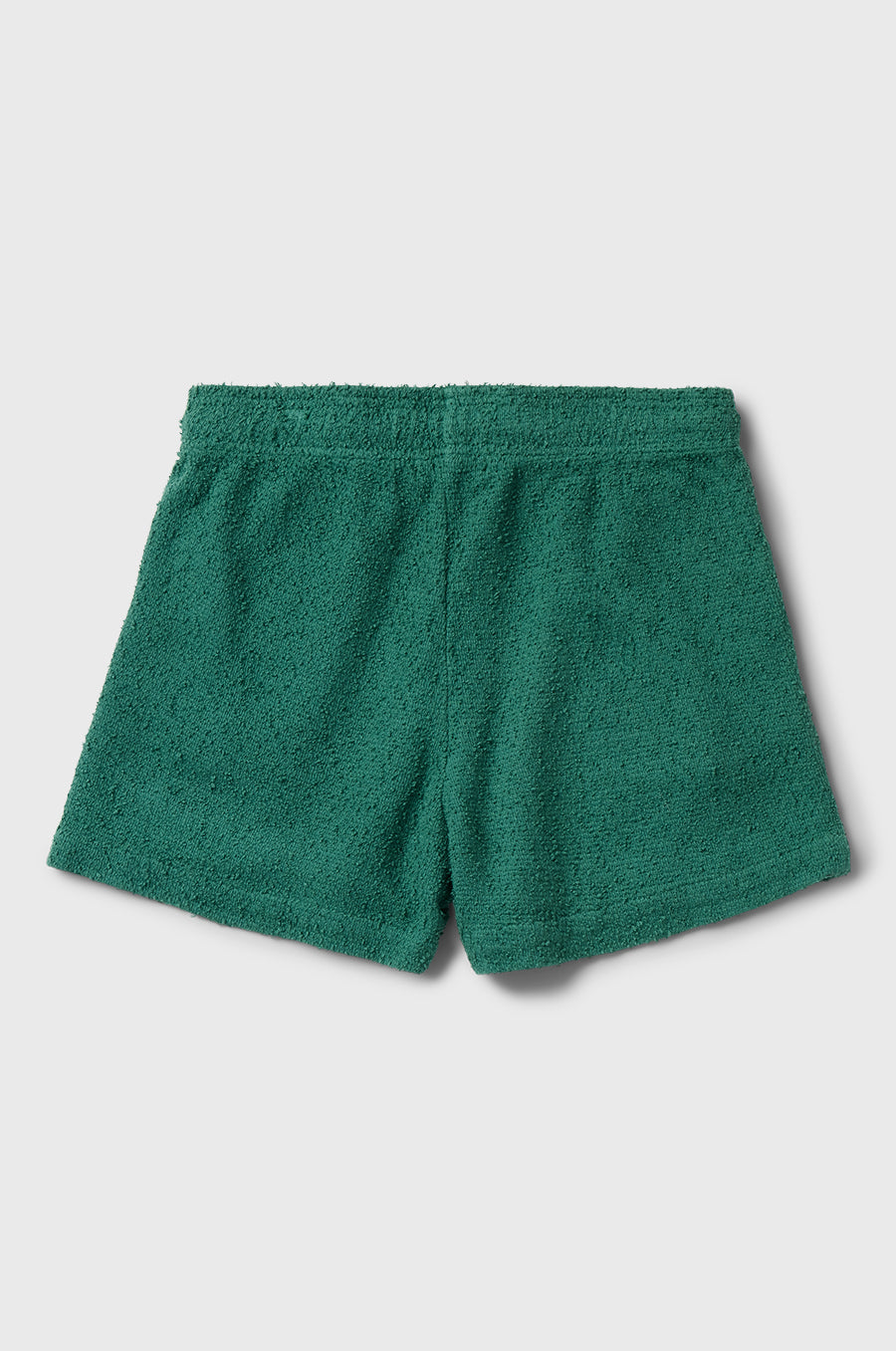 the lady & the sailor Weekend Short in Sage Boucle.